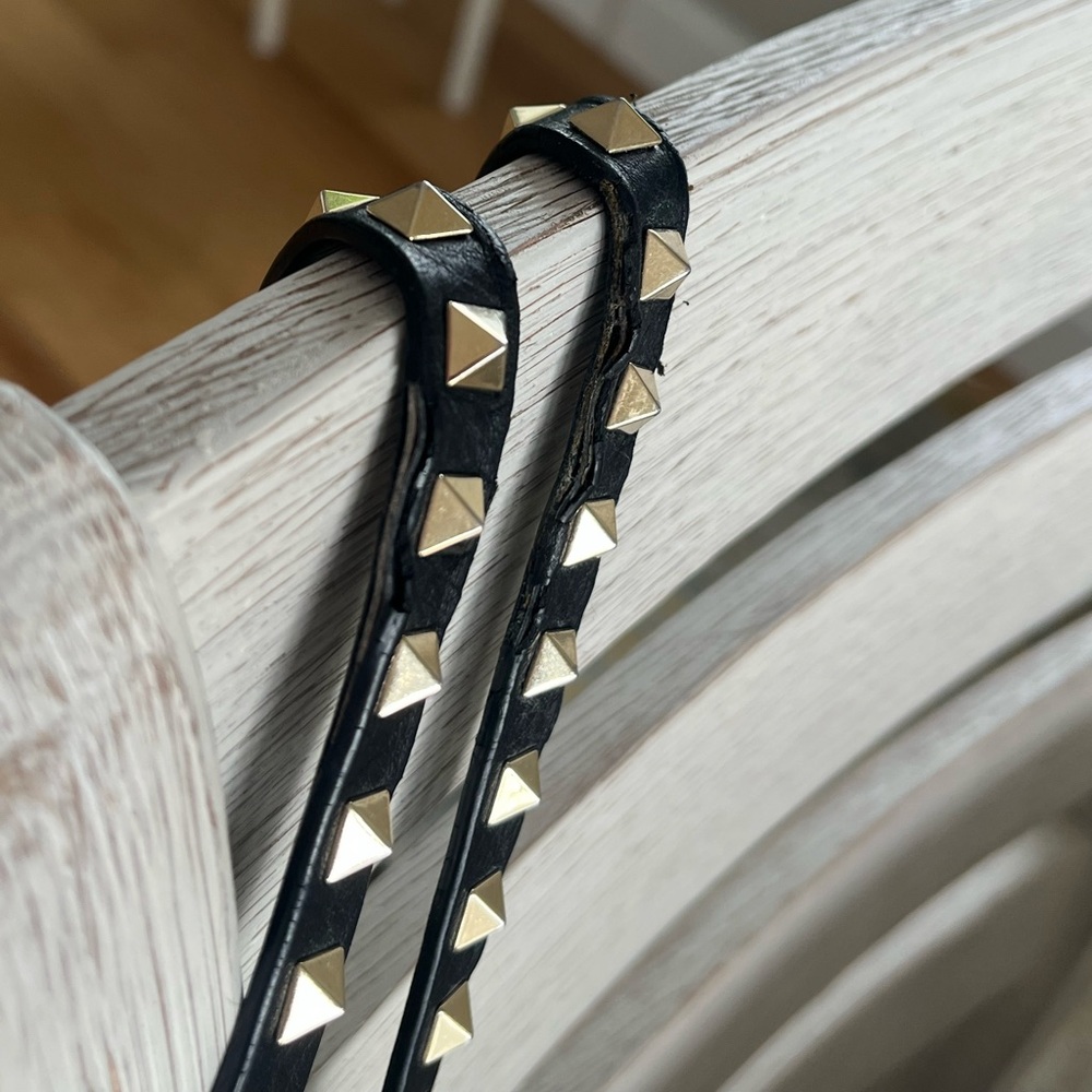 Valentino Garavani - Black Rockstud Tote  Bag / Shoulder Bag / Crossbody Bag - Picture 14 of 16